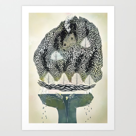 Genji's Dream Art Print