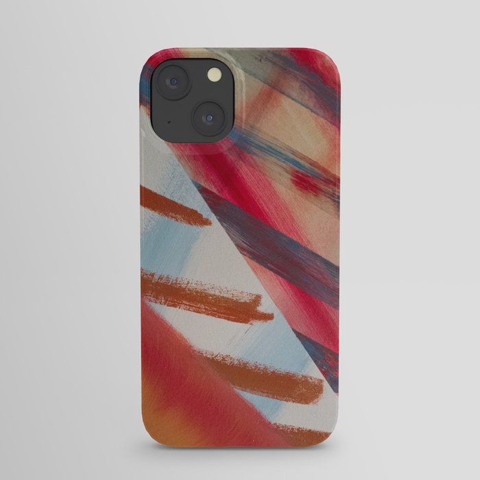 Red painting iPhone Case