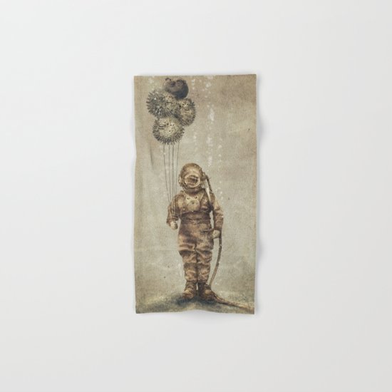Balloon Fish (Sepia) Hand & Bath Towel
