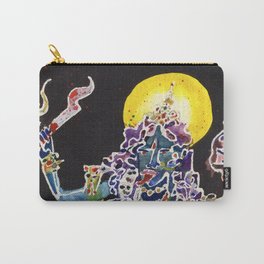Goddess Kali Carry-All Pouch | Hindu, Holyfeminine, Curated, Goddesspainting, Hindugoddess, Kalithedestroyer, Watercolor, Painting, Feministart, Divinefeminine 