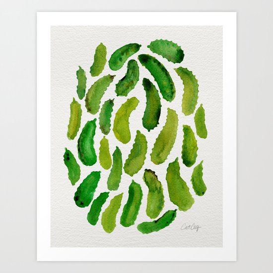Pickles Art Print