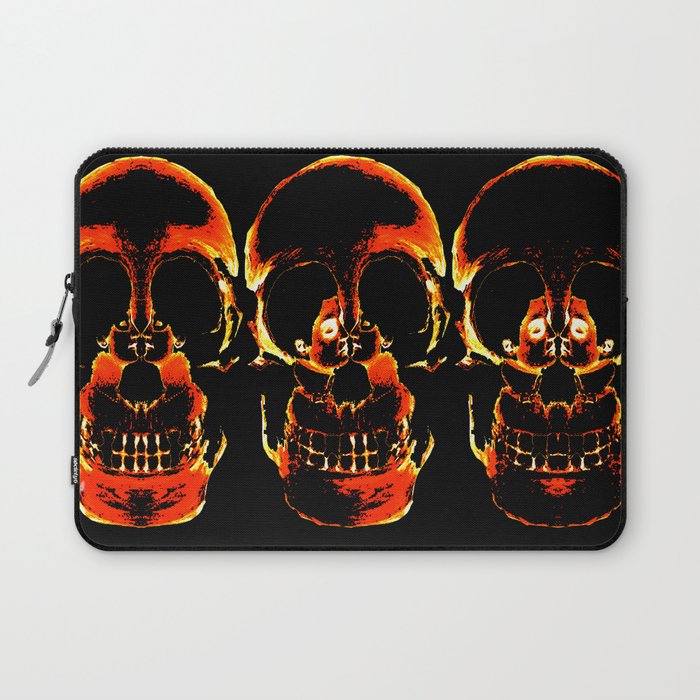 Skull - La Vie et La Mort Laptop Sleeve