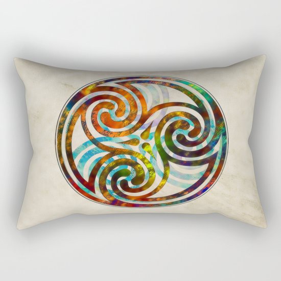 Triskelions Rectangular Pillow