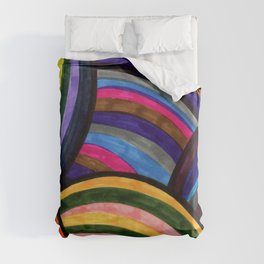 Rainbows All Over The World Duvet Cover