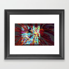 seared explosion Framed Art Print