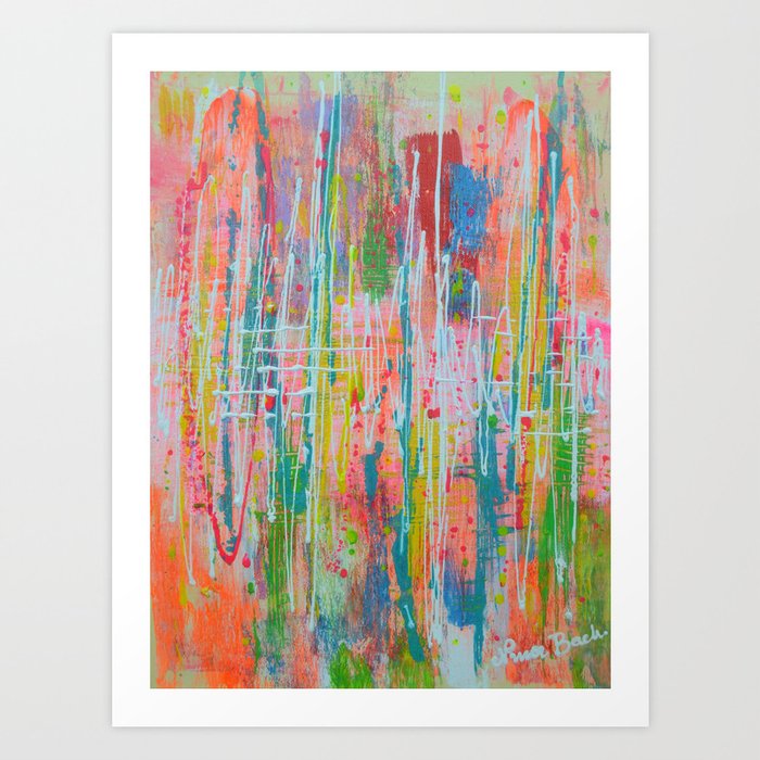 Wildflowers Abstract Expressionism Prophetic Art Contemporary