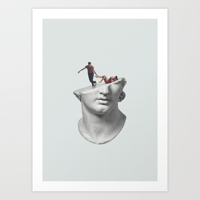 Get out of my head Art Print