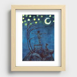 starry night Recessed Framed Print