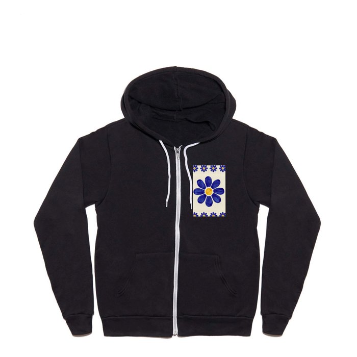 talavera mexican tile Full Zip Hoodie