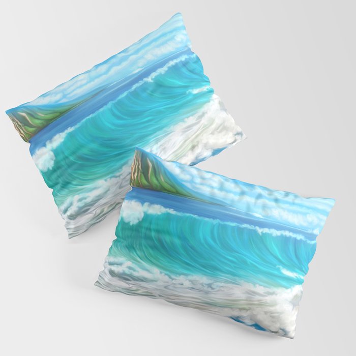 Mermaid's mountain Pillow Sham