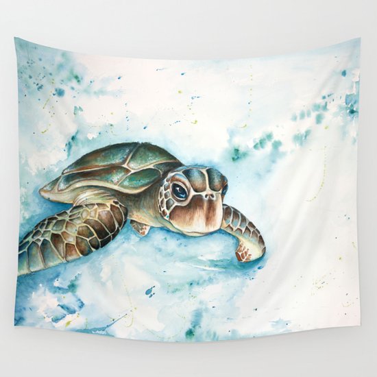 Sea Turtle Wall Tapestry