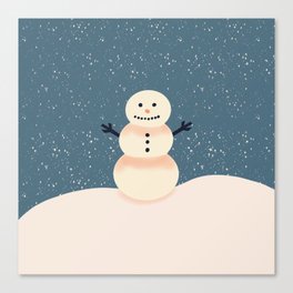 Snowman Canvas Print