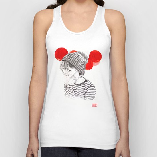 MASK + LANTERNS Unisex Tank Top