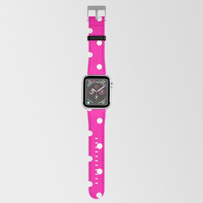 Polka Dot Pattern rose Apple Watch Band