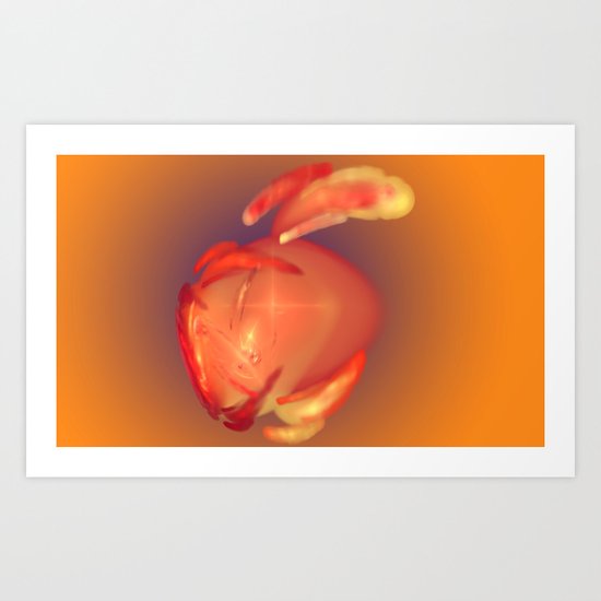 magic cherry Art Print