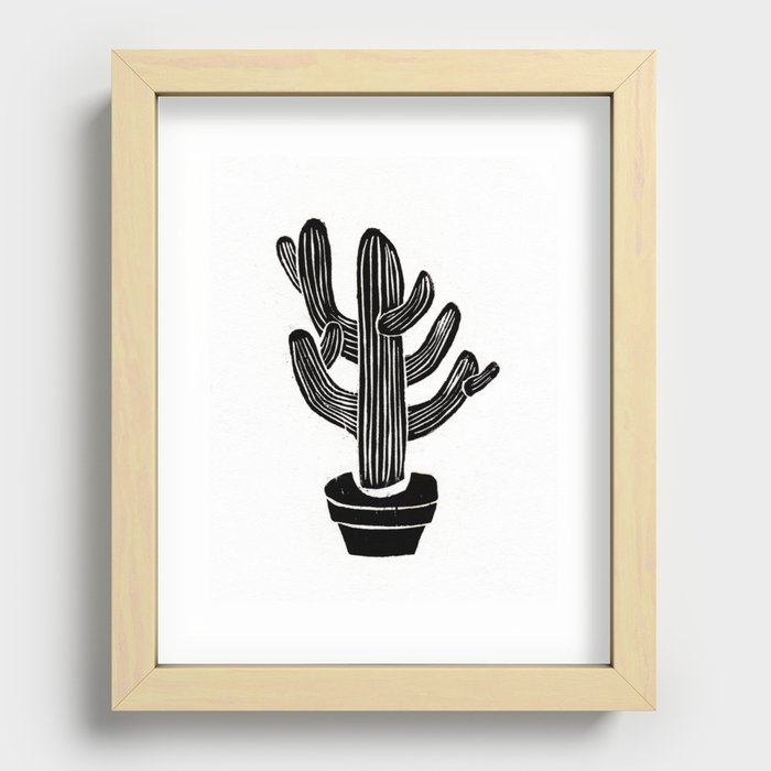 Saguaro Cactus Recessed Framed Print