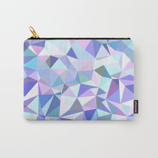 Light purple geometry Carry-All Pouch