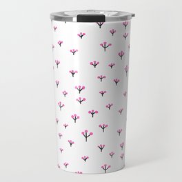 pink flowers Travel Mug