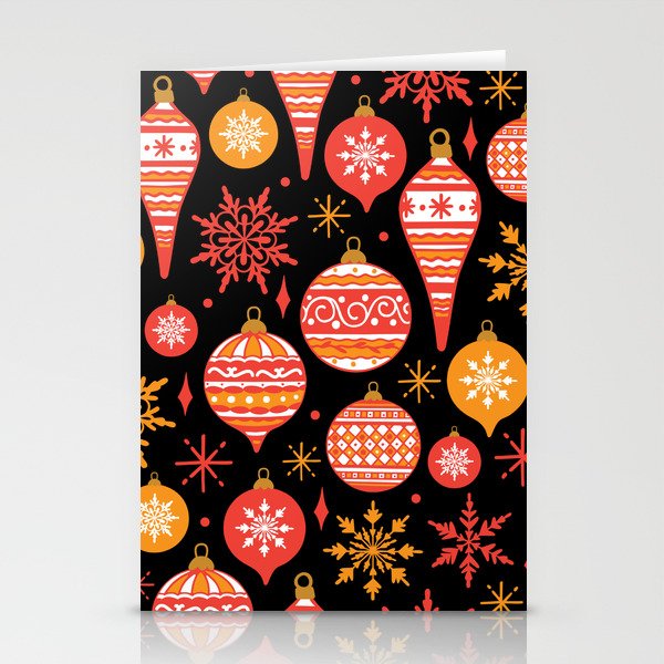 Christmas Pattern 03 Stationery Cards