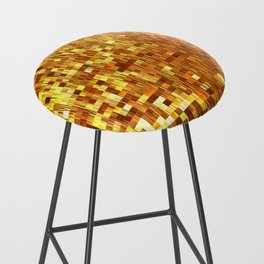 Golden Shapes Bar Stool