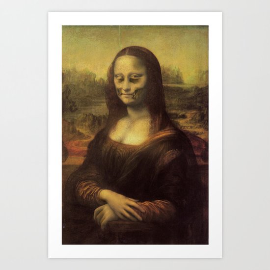 Monnalisa is dead Art Print
