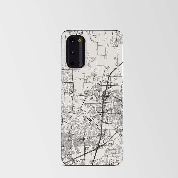 McKinney USA City Map Poster Android Card Case
