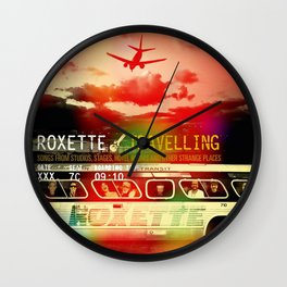 ROXETTE TRAVELLING TOUR DATES 2019 LANDAK Wall Clock