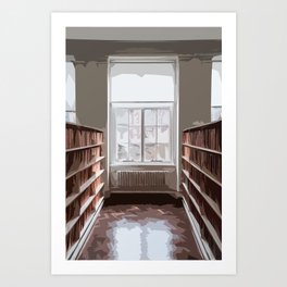 Library Art Print | Books, Central, Window, Architecture, Light, Digital Manipulation, Manchester, Building, Library, Photo 
