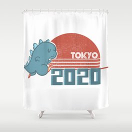 Tokyo 2020 Shower Curtain