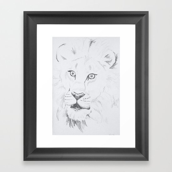 Lion Framed Art Print