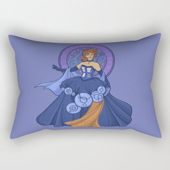 Gallifreyan Girl Rectangular Pillow