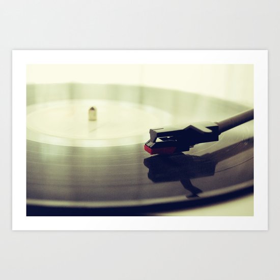 Record player Art Print