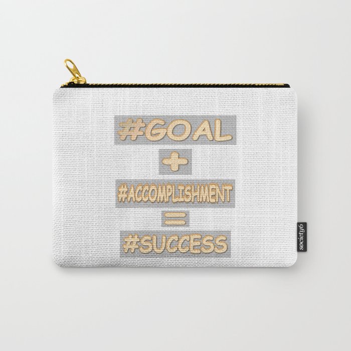  "SUCCESS EQUATION" Cute Expression Design. Buy Now Carry-All Pouch
