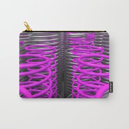 Plastic and metal springs and coils Carry-All Pouch | Spiral, Steel, Spring, Metallic, Coil, Digital, Metal, 3D, Machine, Industrial 