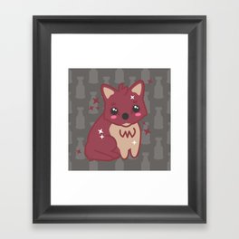 Coyote Cutie Framed Art Print
