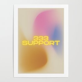 Angel Number: Aura 333 Support Poster