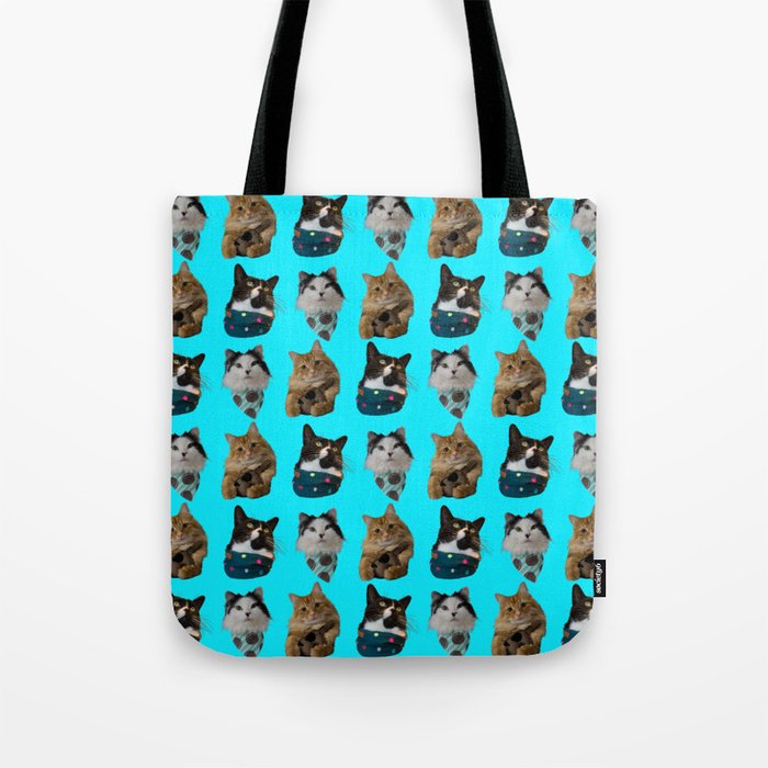 Cat Pattern Tote Bag