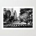 New York City Streets Contrast Kunstdrucke