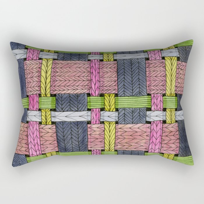 Weaving #19 Rectangular Pillow