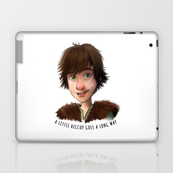 A little Hiccup goes a long way Laptop & iPad Skin