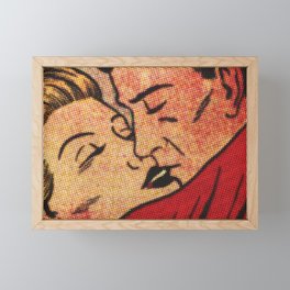 Vintage Romance Comic 001 Framed Mini Art Print