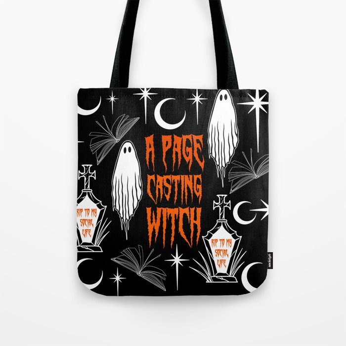 A Page Casting Witch Halloween 2022 Tote Bag