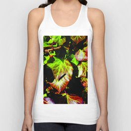 Red and green Ivy in January Unisex Tank Top