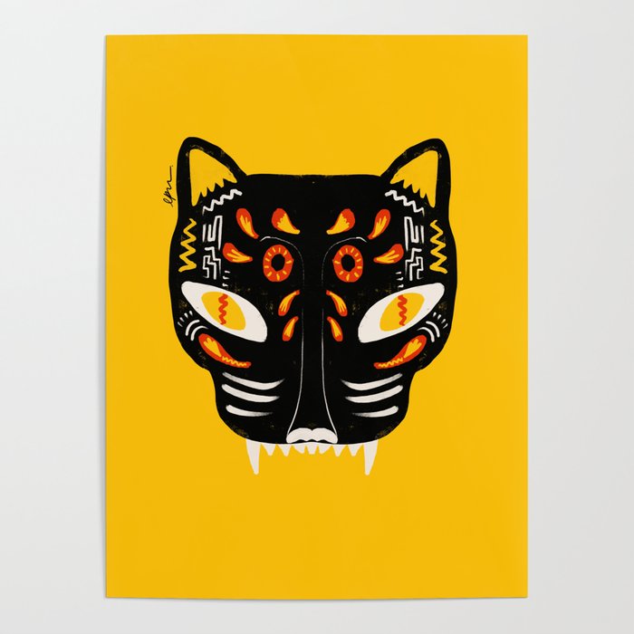 fox Mask Tribes Poster