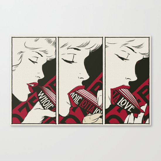 Porn Zeppelin Canvas Print