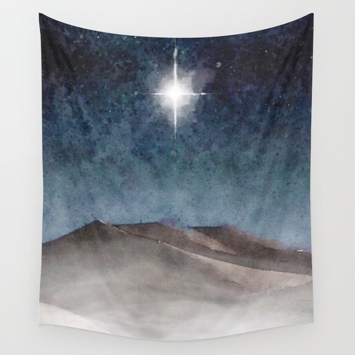the star (color) Wall Tapestry