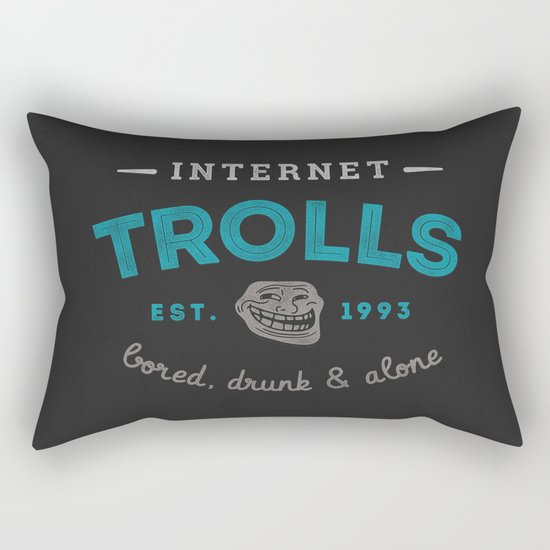 The Scourge of the Internet Rectangular Pillow