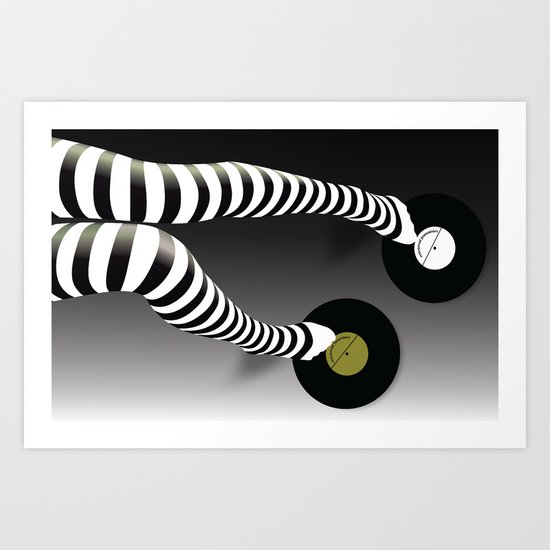Minimal Music Minimal Fashion Art Print