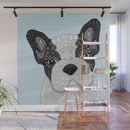 Black & White Frenchie 001 Wall Mural