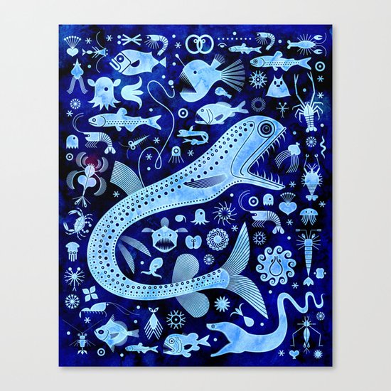 The Abyssal Zone Canvas Print
